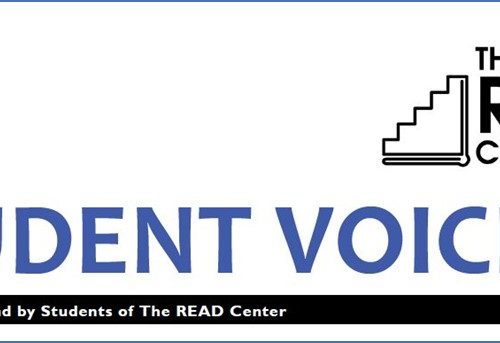 header of student voice publication